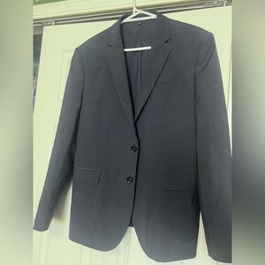 Express Men's Navy blue Two-Button Blazer  with pants.  Slim fit suit